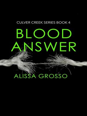 cover image of Blood Answer